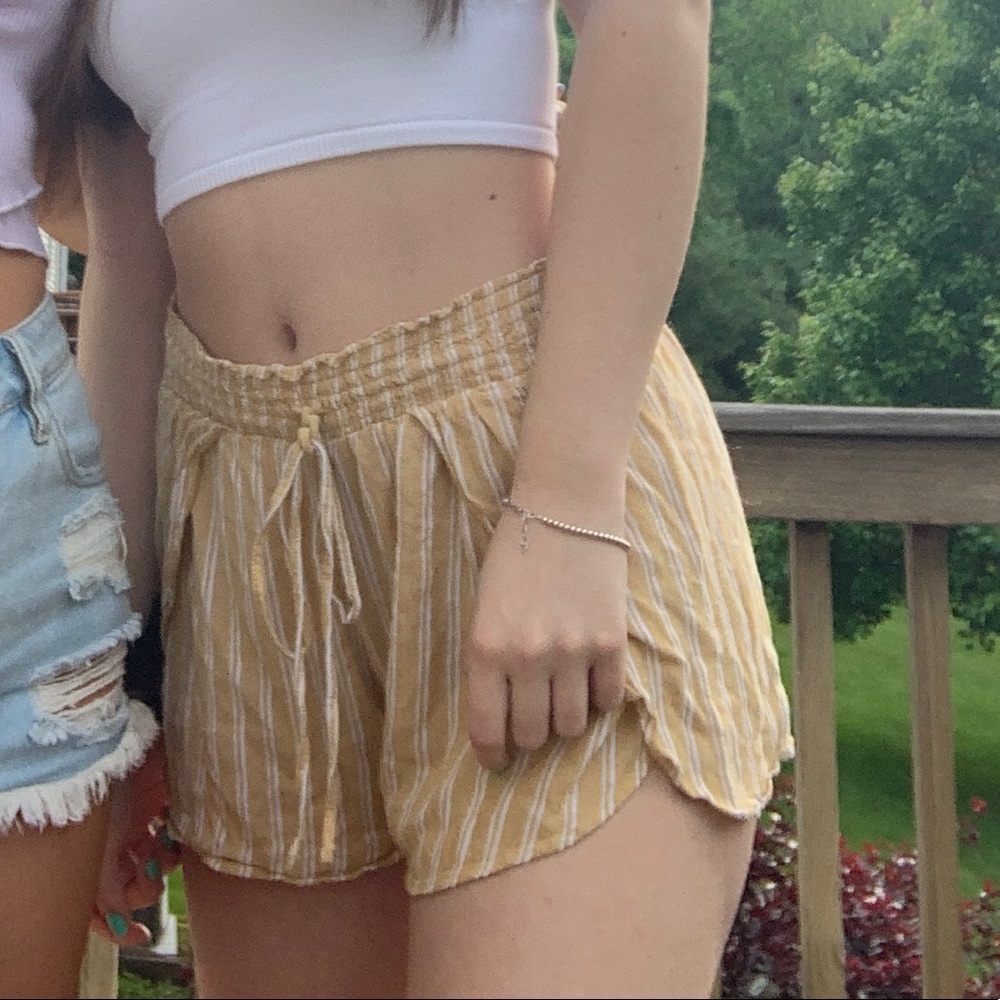 Yellow shorts